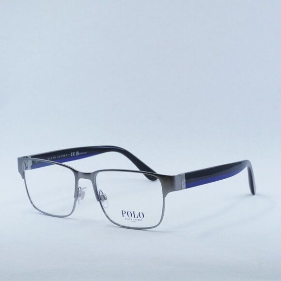 NEW POLO RALPH LAUREN PH1219 9266 SEMISHINY GUNMETAL EYEGLASSES